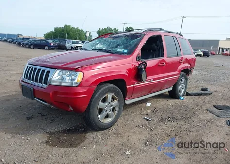 2004 Jeep Grand Cherokee Overland from USA, damaged, VIN 1J8GW68J44C161087